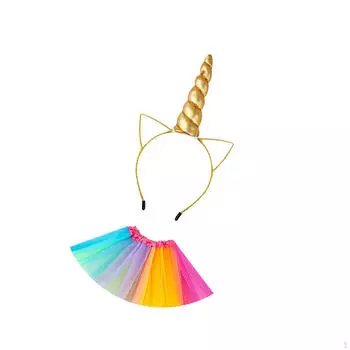 Юбка-пачка для девочек, наряды принцессы на день рождения для выступления на Хэллоуин Gold