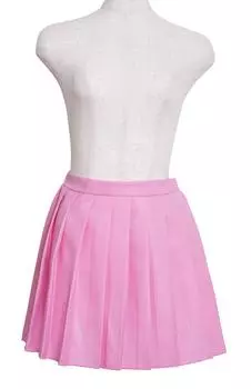 Юбка-плиссе Clearstone Idol Closet для косплея на Хэллоуин с внутренней женской розовой отделкой розовый