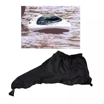 Юбка-распылитель для каяка Deck Sprayskirt Spraydeck Водонепроницаемый чехол Черный M