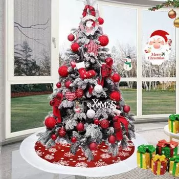 Юбка «Рождественская елка» с белой снежинкой Юбка «Белоснежная елка» с краями