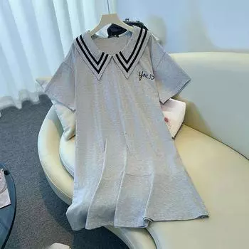 Юбка-рыбий хвост для женщин больших размеров средней длины, летняя новая утягивающая футболка-юбка 2XL