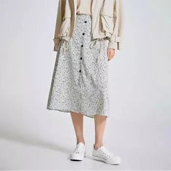 Юбка с принтом на пуговицах Spao Spwhb37w91 T NAVY/70