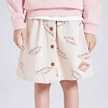 Юбка с узором Спао Spwhb49kg2 T Beige/140