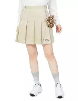 Юбка Thavasa Under 25 Number Юбка в складку с сумочкой для медведя бежевая S [Samantha & 7] женская бежевый