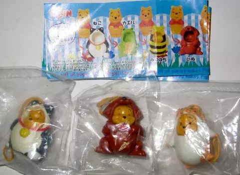 Юджин Винни Пух сменный талисман 2 Familiar Animals Edition 3 типа