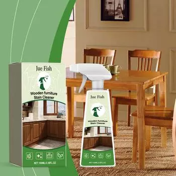 JUE FISH Чистящее средство для деревянной мебели, пятновыводитель, средство для удаления пыли, спрей для чистки плесени и грибка 100ml