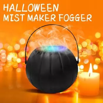 Jue Fish Halloween Witch Jar Распыленные огни 7 цветов Пламя, меняющее цвета Фестивальные атмосферные огни Макет сцены DIY-английские правила US plug