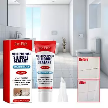JUE-FISH Клей для плитки Заполните стену Пол Специальная модификация цвета Клей для шитья керамической плитки Профессиональный помощник для ремонта затирки керамической плитки и пола 120ml