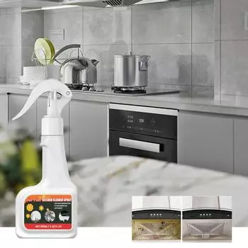 JUE-FISH Многоцелевой мощный кухонный масляный пятновыводитель Тяжелая масляная пена Очиститель для удаления ржавчины Чистка автомобиля Кухня Чистящая пена-спрей 100ml