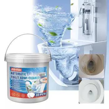 JUE-FISH Шипучие таблетки для туалета для чистки унитаза От накипи, пятен мочи Дезодорация и удаление запаха Желтые шипучие таблетки для туалета 20pcs