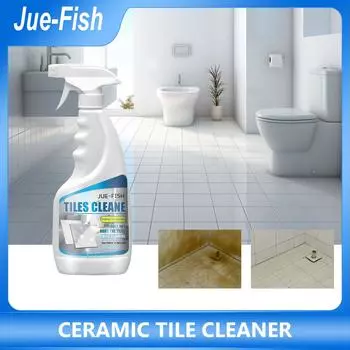JUE-FISH Средство для чистки керамической плитки Ванная комната Пол из керамической плитки Мраморный пол Яркое и мощное средство для чистки и удаления накипи из керамической плитки 100ml