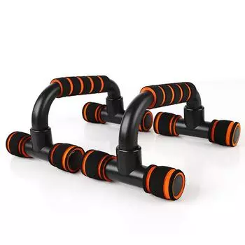Jufit push up stand improves muscle mass and strength темно-фиолетового/глубокая морковь оранжевый
