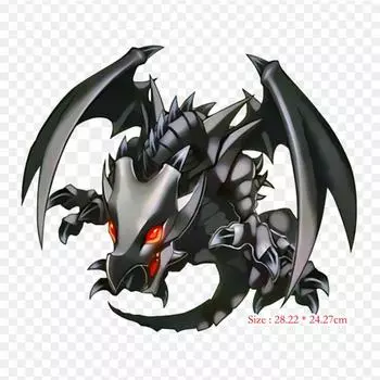 Югио Красноглазый дракончик Юги Муто Ю-ги-о! Коллекционная карточка Ga Iron на патчах для одежды, аппликация, наклейки на одежду, термочувствительная нашивка на заказ