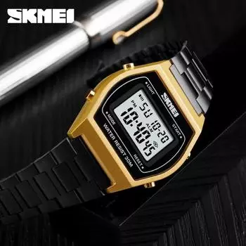 Юго-Восточная Азия Горячая Распродажа Момент Красота Мода Многофункциональные Часы Универсальный Женский Будильник Timefinder Водонепроницаемый Розовое Золото Электронный серебряный