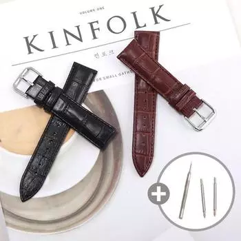 Jugold высококачественный кожаный ремешок для часов 16 мм, 18 мм, 20 мм, 22 мм, 24 мм, кожаный ремешок для часов, кожаный ремешок для часов, кожаный ремешок, популярные корейские часы