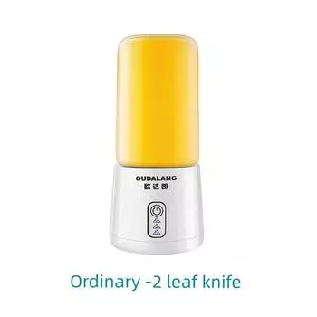 Juicer Portable For Home Small Mini Wireless Electric Fruit and Vegetable Blender Juicer Cup Mixer for Students Basic 2-leaf Pearl White