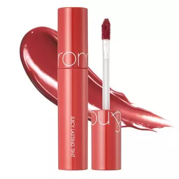 Juicy Lasting Tint Vibrant Juicy Gloss MLBB Lip Tint Moisturizing High Pigment rom&nd - Стойкий - 5,5 г красный