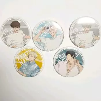 Juju Juju Cafe Can Badge Годзё Нанами Хайбара Тодзи