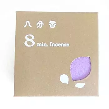 Юйюань Восьмиминутный аромат ладана Сезонный цветочный аромат Аяме Сделано в Японии 1 шт. Время горения около 8 минут 30 шт.