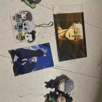 Jujutsu Kaigen Gaiyoku Festival Movie Edition 0 Shoko Key Ring Figure Photo Cards Batch