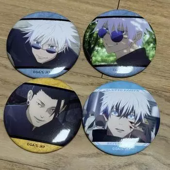 Jujutsu Kaigen Gaiyoku Festival Shibuya Incident Gojo Ghetto Can Badges Batch Acrylic Pasha