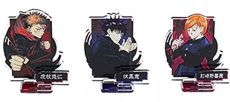 Jujutsu Kaisen Acrylic Figure Collection Yuhito Kojo, Megumi Fushiguro, Nobara Kugisaki 3 types set