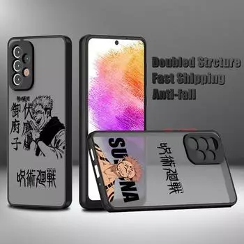 Jujutsu Kaisen анимация милый для Samsung A91 A71 A51 A42 A41 A31 A21S A14 A04 A13 A12 A11 Lite матовый полупрозрачный чехол для телефона Samsung A81