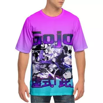 Jujutsu Kaisen Anime Tshirt Summer Short Sleeve Tee Shirt Cartoon T Shirt Fitness Tops XS