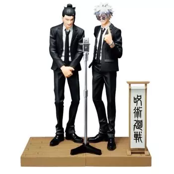 Jujutsu Kaisen Diorama Yuketsu 2 Type Set Официальная фигурка Аниме Фигурка-Годжо Сатору/Нацу (Костюм вер.) Особенный-