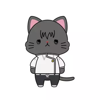 Jujutsu Kaisen Фильм 0 Юта Оцукоцу с брелоком в виде кошки с маской для глаз [Версия из фильма]