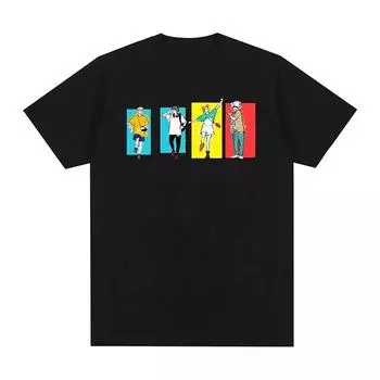 Jujutsu Kaisen Harajuku Cool Cartoon Anime Casual Streetwear Футболка Хлопковая мужская футболка Новая ФУТБОЛКА Женские топы S