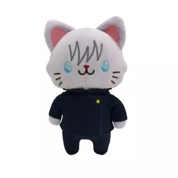 Jujutsu Kaisen Сезон 2 Сатору Годзё с КОШКОЙ Мягкий брелок с маской для глаз Кайдама Тамаори [Аниме-версия]