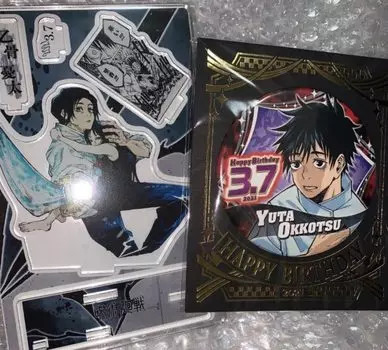 Jujutsu Kaisen Yuta Otokotsu Famous Scene Diorama Figure Acrylic Stand Acsta Can Badge Birthday Jump Shop Birth 2021