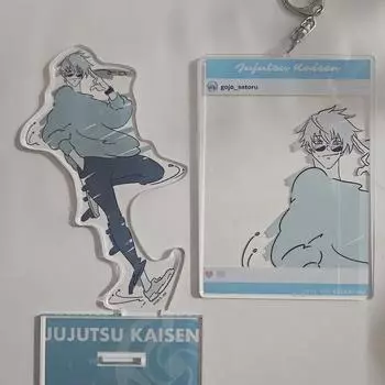 Jujutsu Kaitai Gojo Satoru Seven Net Limited Акриловая подставка Акриловый брелок Партия