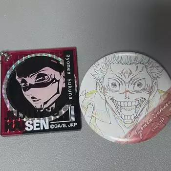 Акриловые брелоки и значки Jujutsu Spin Skuna продаются оптом