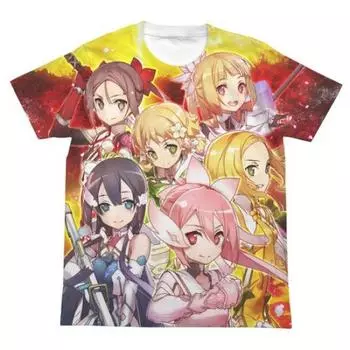 Юки Юна - герой - Brave Chapter- Юки Юна - герой Полная графическая футболка белого цвета Размер M