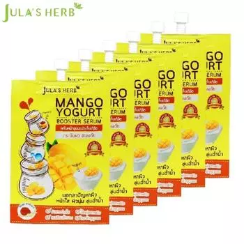 Jula s Herb Mango Yogurt Booster Serum увлажняет кожу Замедляет преждевременное старение 8 мл х 6 шт - тайский