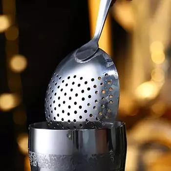 Julep Strainer Cocktail Bar Strainer Нержавеющая сталь Strainer Ложка для коктейлей Сетчатый фильтр Аксессуары для бармена