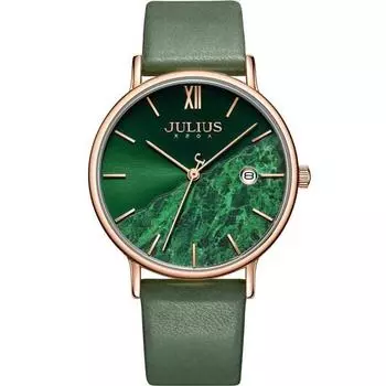 [Julius] Женские часы с кожаным ремешком JA-1312, популярные корейские часы