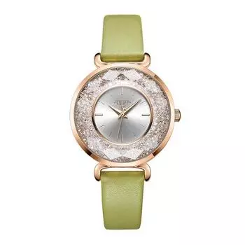 [Julius] Женские часы с кожаным ремешком, популярные корейские часы