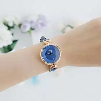 [Julius] Женские кожаные часы JA-864, популярные корейские часы