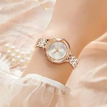 [Julius] Женские металлические часы с металлическим ремешком JA-1272, популярные корейские часы