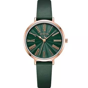 [Julius] Женские наручные часы с кожаным ремешком JA-1300, популярные корейские часы