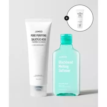 Jumiso Blackhead Melting Softener Special Set 150 мл + очищающая поры пенка с салициловой кислотой 120 г Бесплатная очищающая пенка 20 г NONE