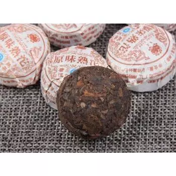 Юньнань Мэнхай Пуэр Спелый чай, ферментированный и натуральный вкус Туоча Мини Туоча