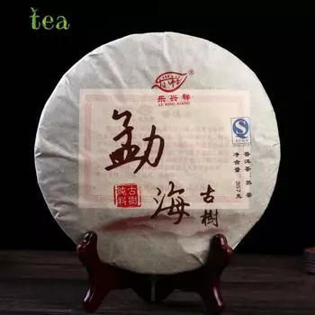 Юньнань Пу ;эр Чай Лексингсян Мэнхай Пирог Древнего Дерева Чай Приготовленный Чайный Торт Пу ;чай выдержанный 357 г