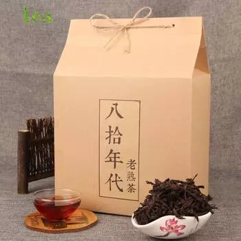 Юньнань Пуэр Чэньсян Дайе 80-х годов старый спелый чай, разбросанный чай, сухой склад Пуэр, частное владение. box