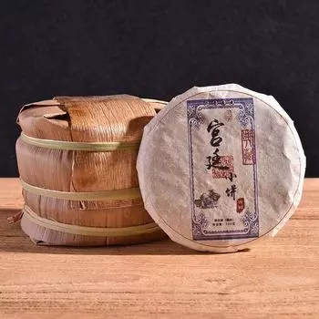 Юньнань Пуэр Спелый чайный торт 100 г Дворцовый маленький торт Пуэр Чай