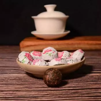 Юньнань Пуэр Туо Красная Роза Пу Эр Цветочный ароматизатор Мини Туо Ча Спелый чай Пуэр 500г