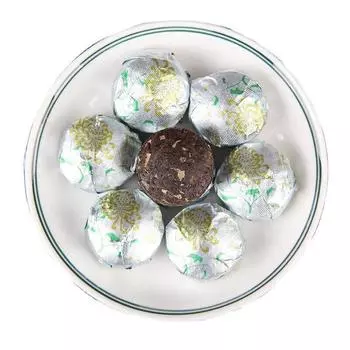 Юньнань Шу Пуэр Мини Туоча Пу Эр рассыпной чай натуральный здоровый вкус хризантемы